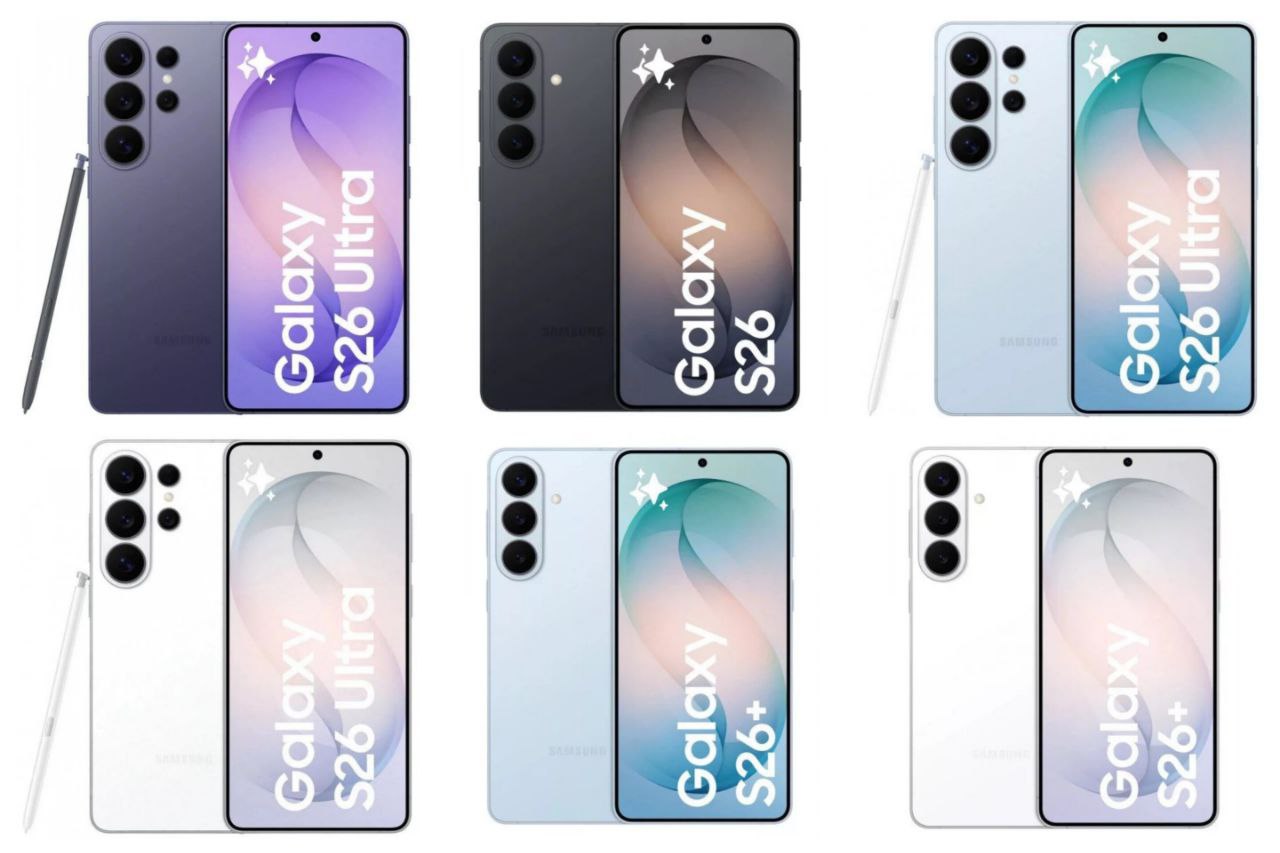تصاویر احتمالی سری گلکسی S26
